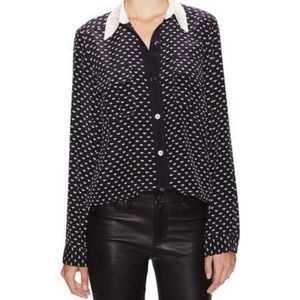 Marc By Marc Jacobs silk vivie heart blouse